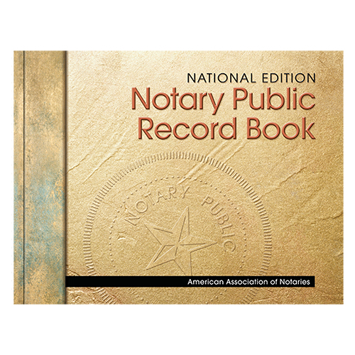 Nebraska Perfectly Bound Notary Public Journal (Record Book) - Stone Cover